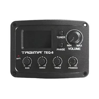 Imagem de Pré - Equalizador para Violão com Afinador teq 8 - tagima
