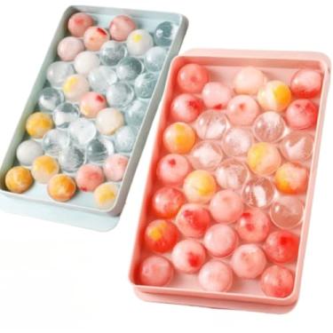 Imagem de Forma De Gelo Decoração Elegante 33 Cavidades Forma Para Bebidas Diferente Gelo De Bolinha(2)
