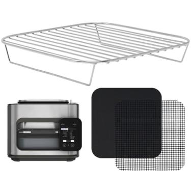 Imagem de Acessórios de rack de fritadeira a ar para Ninja Combi All-in-One Multicooker 14 em 1 SFP701 forno e fogão lento com forros de airfryer reutilizáveis da INFRAOVENS (para Ninja Combi 14 em 1)