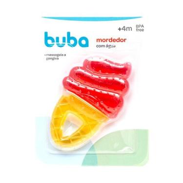 Imagem de Mordedor Massageador de Gengiva Brinquedo Bebê Buba Sorvete