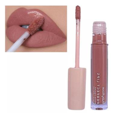 Imagem de Batom Líquido Ruby Rose Perfect Lips Alta Cobertura Efeito Matte Secag