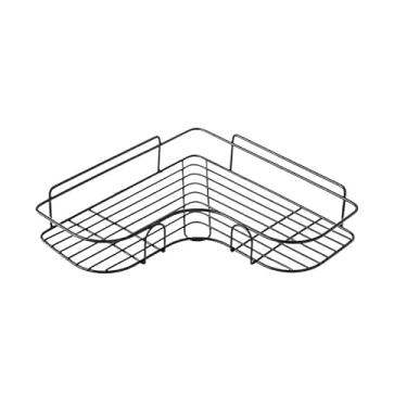 Imagem de Kit 2 Prateleiras Suporte De Banheiro Para Parede Cozinha Com Alto Adesivos Porta Shampoo(1 Triangular)