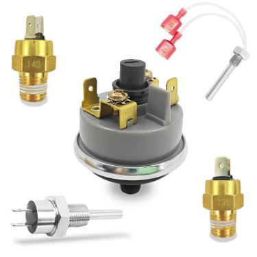 Imagem de Kartio Kit de reparo de aquecedor de piscina compatível com Pentair Mastertemp Max-E-Therm inclui interruptor, sensor de combustão de pilha, termistor, substituição para 42002-0024S, 42001-0053S,