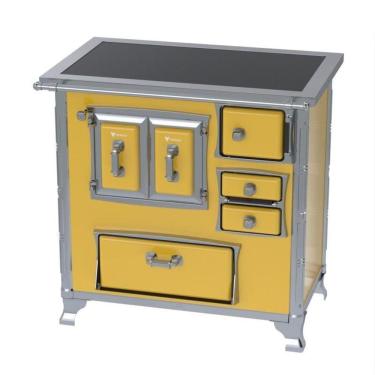 Imagem de Fogao a Lenha GII N 1 Gab Sec Xviii Premium Amarelo