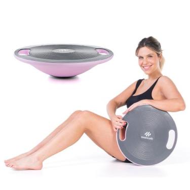 Imagem de Prancha Disco de Equilíbrio Pilates Fortalecimento Muscular Recuperaçã
