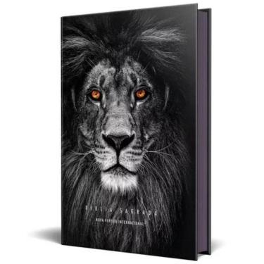 Imagem de Biblia Sagrada Nvi Leao Preto Capadura Ebenezer Edifique Cpp