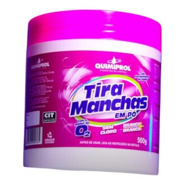 Imagem de Tira Manchas Em Pó Com Percarbonato de Sódio Sem Cloro Para Roupas Brancas 500g