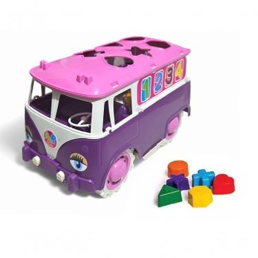 Imagem de Brinquedo Educativo Infantil Kombica Gugu E Dora Didático Dora Roxo