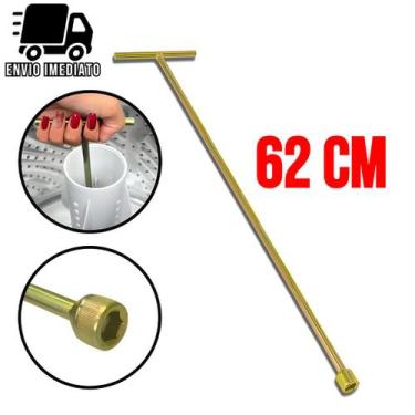 Imagem de Chave T 10mm Longa 62cm para Maquina de Lavar Agitador Brastemp Electr