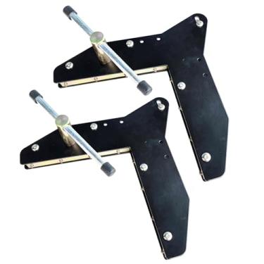 Imagem de Vanlison 2 braçadeiras profissionais de esquadria de canto para marcenaria, revestimento de janela, caixa de porta, molduras, acabamento de gabinete, projetos de artesanato