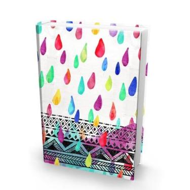 Imagem de The Original Book Sox - gotas de chuva em aquarela