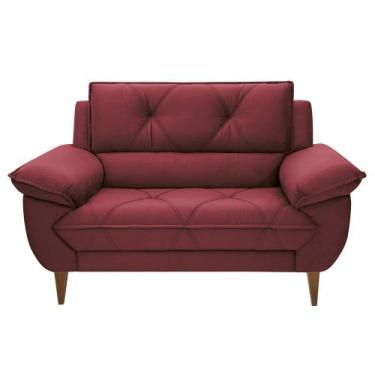 Imagem de Sofá 2 Lugares Linoforte Dezzani, Vinho