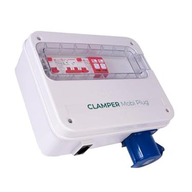 Imagem de Quadro de proteção para carregadores veiculares - 1 tomada de 32 amperes - 127/220 volts - CLAMPER Mobi Plug 220V 8+5KW C IR 025678