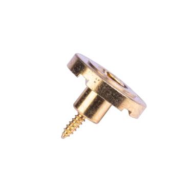 Imagem de DIAO79NI 1 peça Pro 19 mm Aço Vintage Round Bass String Retentor para Fender Precision Jazz Bass Electric Bass (Ouro)