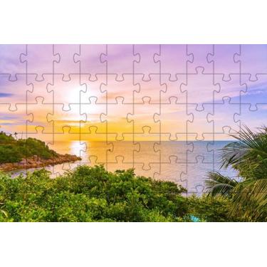 Imagem de 3 Quebra-Cabeças Educativo Lindos Mares Inclusivo de 60 peças - Coleçã