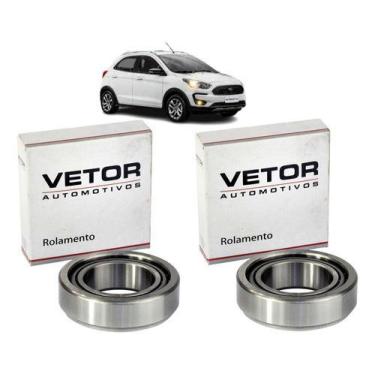Imagem de 2 Rolamento Caixa Satelite Chevette Braseixos Ford Ka 18-23 - Vetor Au