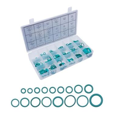 Imagem de Savagrow Kit de anéis em O - Conjunto sortido de anéis de vedação de borracha nitrílica de 18 tamanhos para reparos automotivos, encanamentos e hidráulicos - Kit de vedação de anel O padrão dos EUA