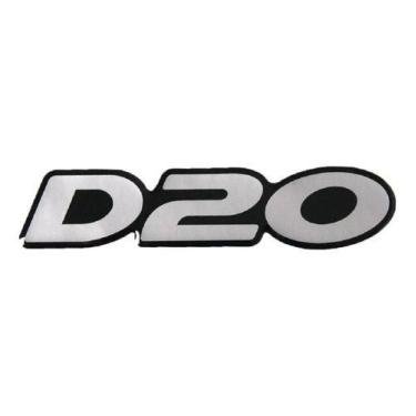 Imagem de Adesivo Emblema Chevrolet D20 D 20 Resinado Prata D20r01 - SPTS