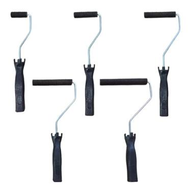 Imagem de Ioensy 5 peças de rolos de fibra de vidro, rolos de bolhas, alça ergonômica antiderrapante, ferramentas portáteis para banheira doméstica e ao ar livre