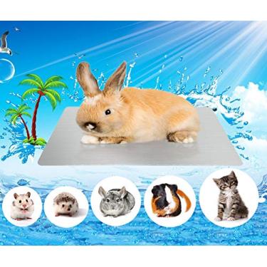 Imagem de Tapete de resfriamento Comtim Rabbits, acolchoamento para gatos de cachorro e outros animais pequenos, placa de gelo fresca para animais de estimação, resfriamento rápido - Perfeito para clima quente de verão, G
