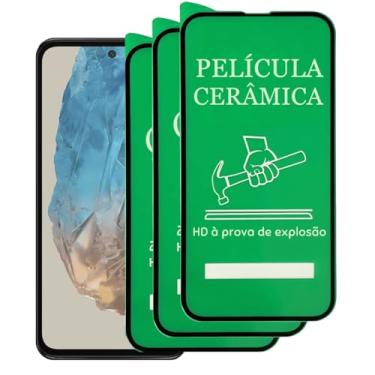 Imagem de Kit 3 Películas Cerâmica Premium para Samsung Galaxy M35, Nanogel Anti-impacto, Cobertura Total
