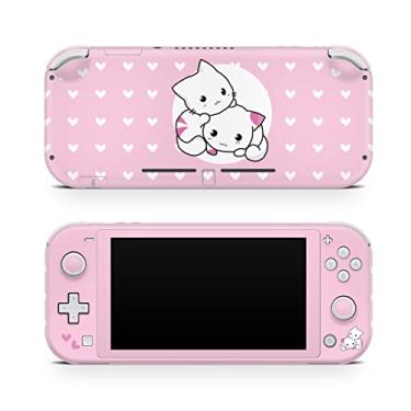 Imagem de TACKY DESIGN Cat Decal Skin Compatible with Nintendo Switch Lite, Kawaii Skin for Nintendo Switch Lite Cover, Premium 3M Vinyl Full Wrap Decal