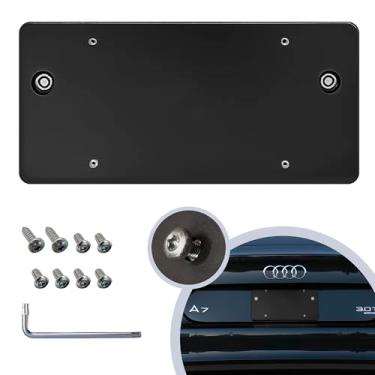 Imagem de Trunknets Inc SUPORTE DE PLACA DE LICENÇA TRASEIRA PARA AUDI A7 S7 RS7 2012 13 14 15 2016 2017 2018 2019 + 8 parafusos exclusivos e chave NOVO