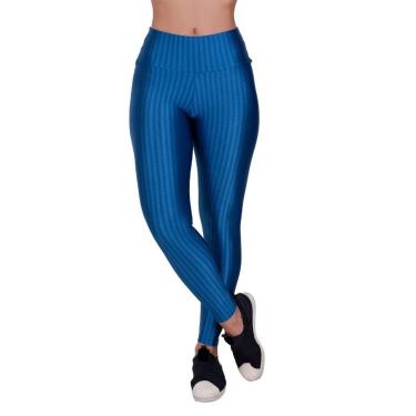 Imagem de Calça Legging Fitness Cintura Alta Cirrê 3D Adulto Feminino Terra e Mar-Feminino