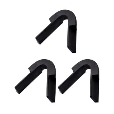 Imagem de EZReplace Almofadas de nariz de substituição compatíveis com óculos de sol Pit Viper The Original, 3 peças pretas, One Size