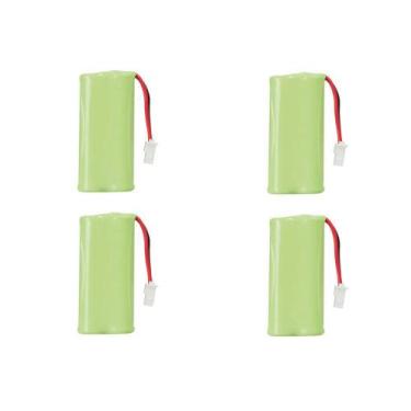Imagem de Kit Com 4 Pilhas 2,4V 600Ma Para Telefone Sem Fio Intelbras