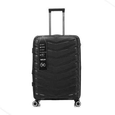 Imagem de Mala Bordo Expansível Cadeado TSA Original Antifurto Padrão ANAC Rodas