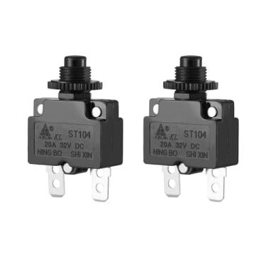 Imagem de KAMIER Botão De Reposição Para Interruptor Reinicialização Circuito 20A Scooter Elétrica Razor E300 E325 E300S E200 E200S Rx200 E175 E150 E100 E90 Espark E-Bike Disjuntor-St104 20 A 32 V Peças (Paco