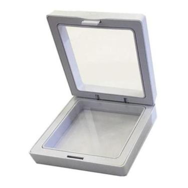 Imagem de Estojo Plastico Branco Pulseira Berloque 11X11Cm