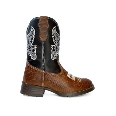 Imagem de Bota Infantil Texana em Couro Country Rodeio Vaquejada (34)