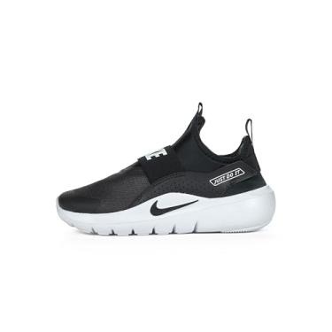 Imagem de Nike Tênis infantil unissex Flex Runner 4, Preto/Preto/Branco, 11 Little Kid