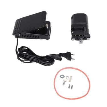 Imagem de Haofy Máquina de Costura de 100w Motor 6000rpm Velocidade de Velocidade Ajustável Kit de Controle de Pedal Multifuncional para Botões de Sobreposição de Ponto Curvo Reto Com Plug Play