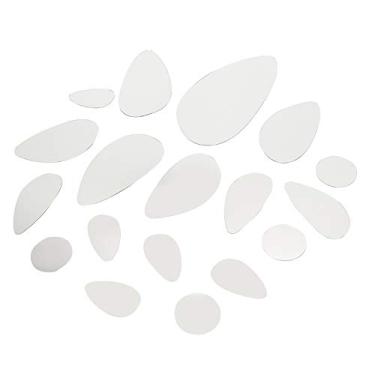 Imagem de Aqur2020 18 PCs Adesivos de Parede Com Espelho Acrílico, Adesivos de Parede Decorativos Decalques de Arte Removíveis para Casa de Estar Em Casa Decorações do Dormitório do Escritório