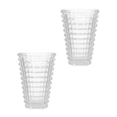 Imagem de Kit Decorativo com 2 Vasos de Vidro Austria para Sala Quarto Escritório Cozinha Casa Buritis (Padrão)