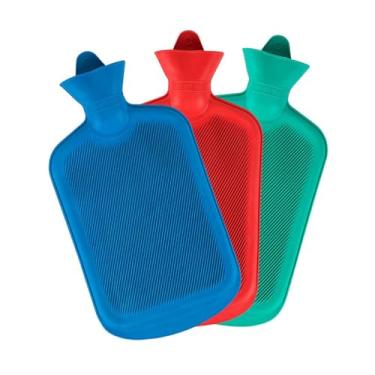 Imagem de Bolsa térmica compressa água quente fria borracha dor cólica dores