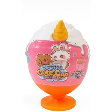 Imagem de Surpresa Cute Cup Brinquedo Infantil com Acessórios Ovo Surpresa em Formato de Sorvete