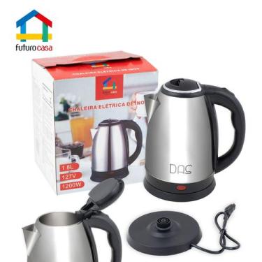 Imagem de Chaleira Elétrica Térmica 127v Inox 1,8l 1500w Cor INOX - FUTURO BRASI