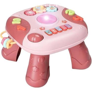 Imagem de Mesa Infantil Didática Mesinha Educativa Interativa Som