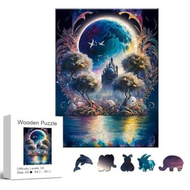 Imagem de Quebra Cabeça de Madeira Livro Mágico, Wooden Puzzle | Diversão para toda família (A3)