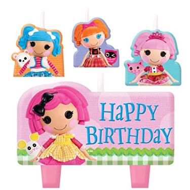 Imagem de Conjunto de velas de bolo | Coleção Lalaloopsy | Acessório de festa