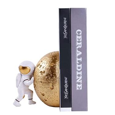 Imagem de Suporte para livros astronauta suporte de livros antiderrapante decoração de livros pesados arte criativa rolhas de livros para livros/filmes/CDs/videogames para livros pesados