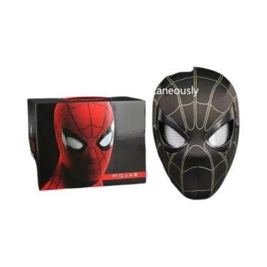 Imagem de Capacete De Cosplay Do Homem-Aranha Com Máscara Móvel, Olhos Luminosos