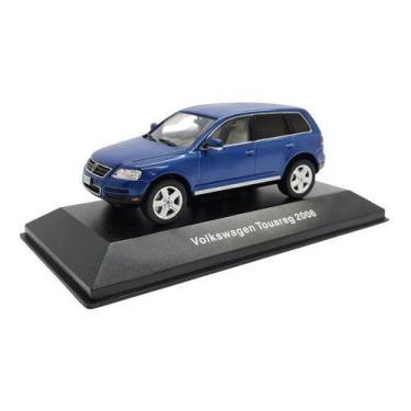 Imagem de Miniatura Coleção Volkswagen Nº 37 Touareg 2006 Azul 1:43 - Planeta De