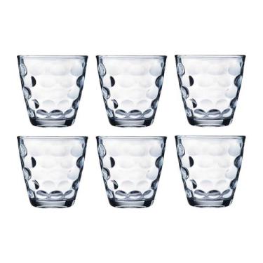 Imagem de Copos de Vidro Bangkok Transparente Redondo 250ML Água 6 un - WELLMIX,