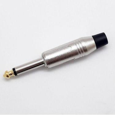 Imagem de Plug P10 Linha Mono Mxt Profissional Cromado Ponta de Cobre 