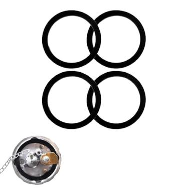 Imagem de 4 peças de substituição de juntas de tanque de combustível para Kenworth T400 T440 T450 T470 T600 T660 T680 T2000 W900, vedação da tampa do tanque de combustível, gás, óleo, vedação, vedação do anel